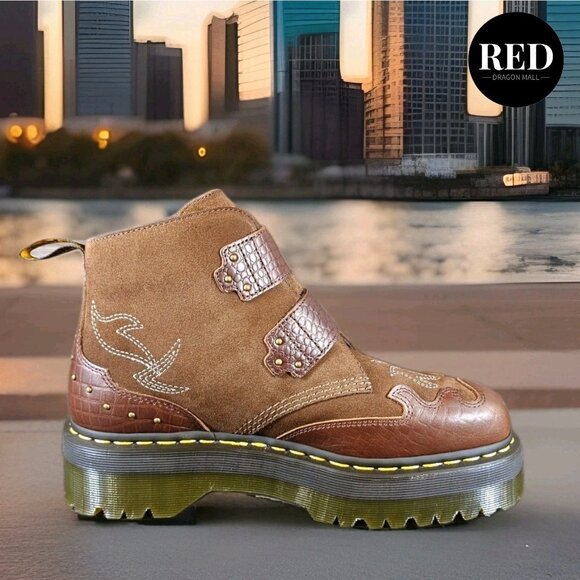 Dr. Martens Devon GA Gothic Americana Western Platform Boots - Women's Size 11 - Picture 11 of 14